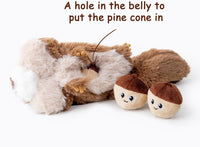 Hollypet Squeaky Hide and Seek Dog Toys for Small and Medium Dogs - Pine Cone - image 2