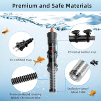 HiTauing Aquarium Heater 25W/50W/100W/200W/300W - 25W for 1-5 gallon - image 3