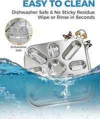 Slow Feeder Dog Bowls with Non-Slip Mat - 2.5 Cup 2 Pack - image 3