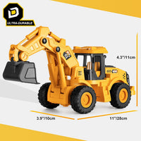 YySiRui 16 inch bulldozer toy with movable blade and rubber tires - view 8