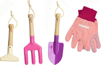 Gardening Set, Tool Kit, for Kids, STEM, Includes Tote Bag - Princess Pink - image 2
