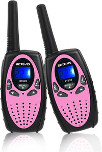 Retevis RT628 Walkie Talkies for Kids - Black Pink / 2