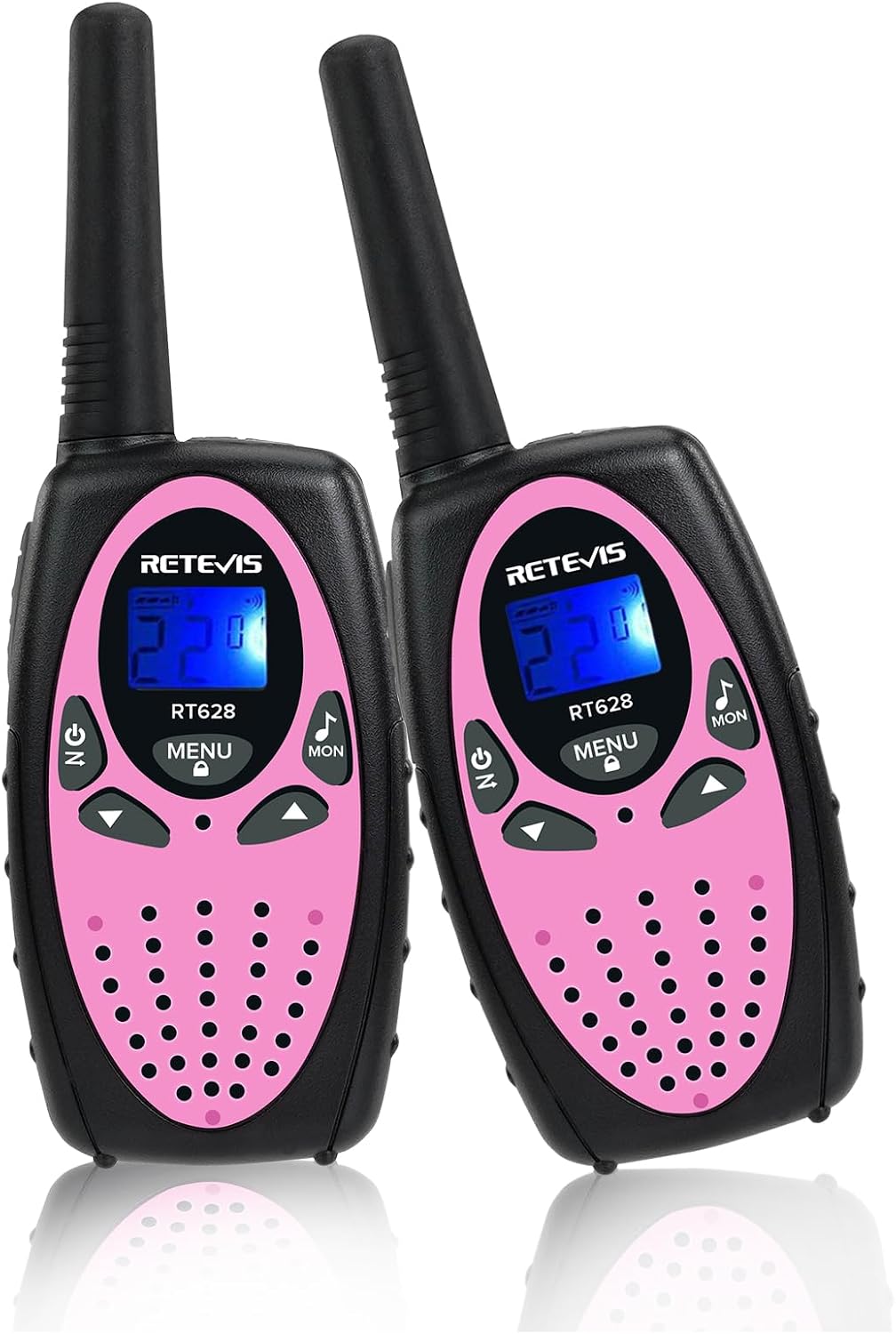 Retevis RT628 Walkie Talkies for Kids - Black Pink / 2