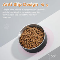 Dog Bowl, Stainless Steel Food and Water Bowl - 40 oz / Black - image 2