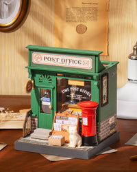 Rolife Tipsy Cat Bar DIY miniature kit, layered mini bar scene for a bookshelf - view 17