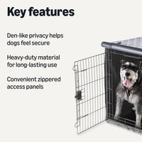 Amazon Basics Dog Cage Cover for 42-inch Wire Crates - 36.0"L x 23.0"W x 26.0"H - image 2