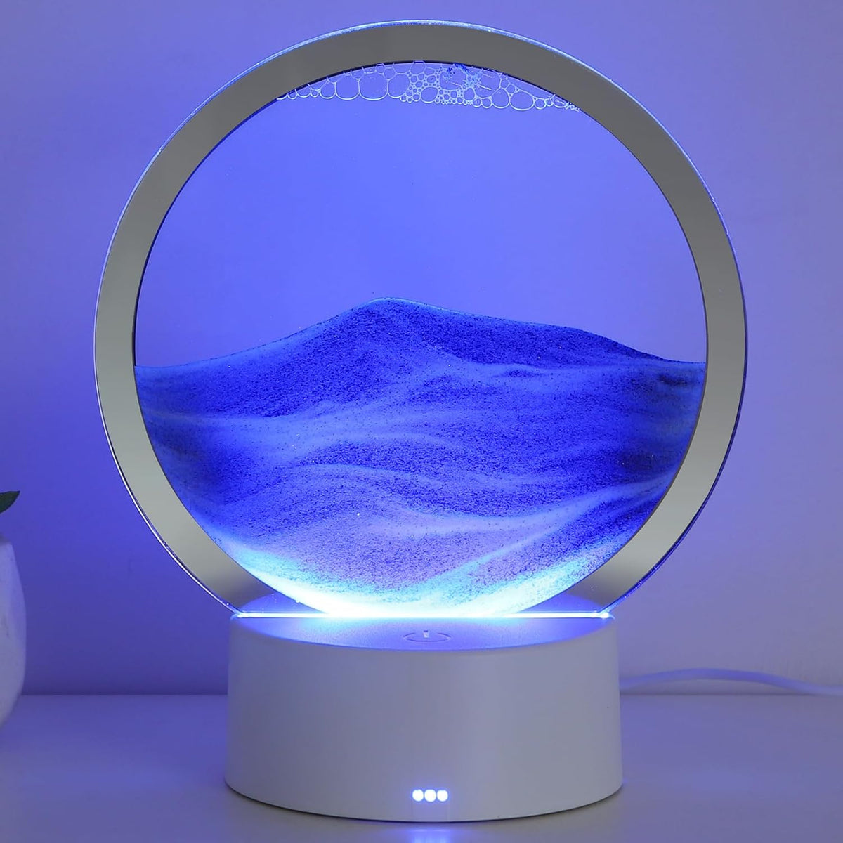Moving Sand Art Liquid Motion - 6 inch / Blue