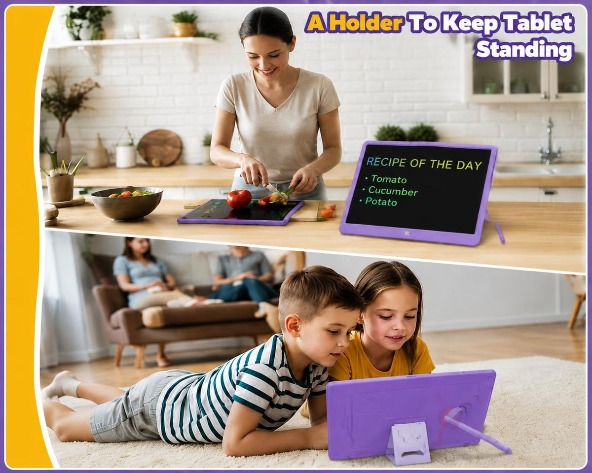 TEKFUN 15" LCD Writing Tablet for Kids - Purple / 15 Inch - image 4