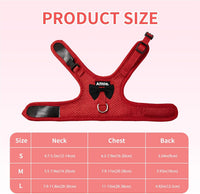 Breathable Bunny Harness and Leash Set with Cute Bow, Black S – Essentials for Small Pets - S / Red - image 2
