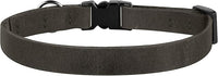 Breakaway Cat Collar Leather with Removable Bell - 13 Colors Available - Soft Adjustable Girl Boy Safety Lightweight Pet Kitten Collars Pink Brown Blue Green Red Orange Black (Graphite)