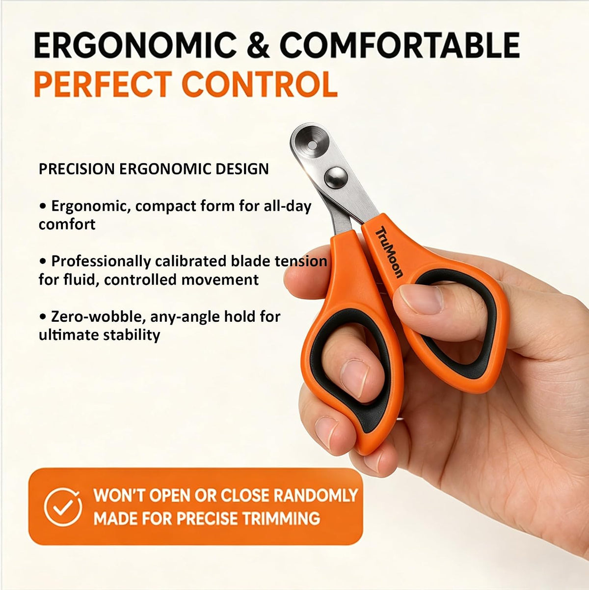 Trumoon Cat Nail Clipper with Circular Hole Safety Guard for Indoor - image 3
