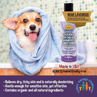 Bodhi Dog Skunk Shampoo | Skunk Smell Odor Remover Cleans & Deodorizes Using Essential Oils - Organic Lavender Oatmeal / 8 Fl Oz - image 4
