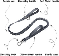 EXCELLENT ELITE SPANKER Tactical Military Bungee Nylon Dog Leash - Grey - image 3