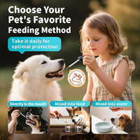 Dog Flea and Tick Support, Natural Herbal Flea & Tick Comfort for Dogs, Flea Liquid Drops Supplement for Dogs with Neem, Oregano, Pumpkin Seed Oil - Chicken Flavor, 2 FL.Oz - All Breeds & Sizes