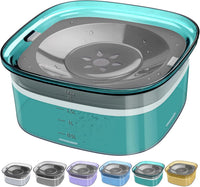 UPSKY 4L Dog Water Bowl No Spill Large Capacity Slow Drinking Water - 2 L / E-Green