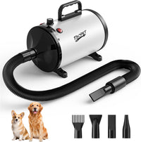 Dog Dryer High Velocity Dog Hair Dryer 5.2HP/3800W - White