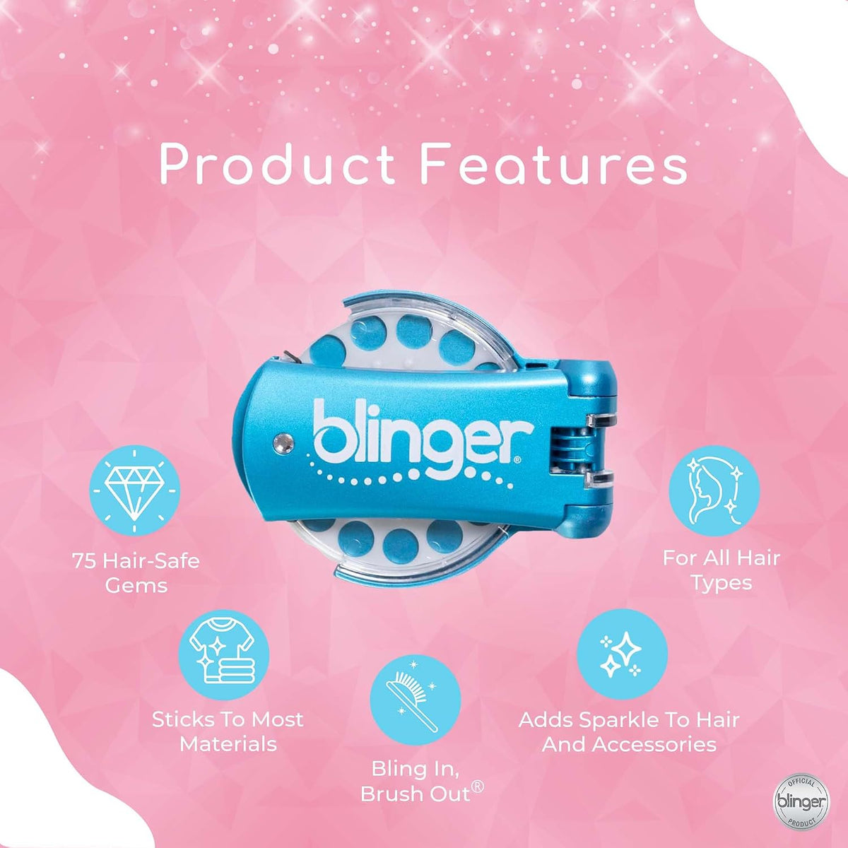 blinger Diamond Starter Set – Fun for Kids & Family - Turquoise Metallic - image 4