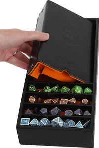 Forged Dice Co. Citadel Dice Tray and Tower, Storage Box - Orange - image 3
