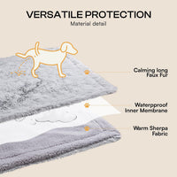 Luciphia Calming Waterproof Dog Blanket - Mist Grey / 40"x50" - image 3