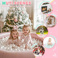 TRENDPLAY ball pit balls in star, heart and round shapes with pastel colors - view 18