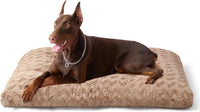 EHEYCIGA Washable XL Dog Beds Large Sized Dog - Camel / 44" x 32" x 4"