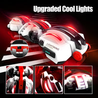 BAZADER 360° Stunt Remote Control Car with LED Lights – Fun for Kids & Family - Red - image 3