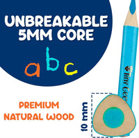 Jumbo Fat Triangle Colored Pencils for Kids - image 3