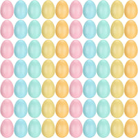 Yeshone 100 plastic egg shakers in 10 bright colors