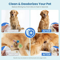 Pet Wipes for Dogs & Cats - Natural / 1 Box-100 Count - image 3