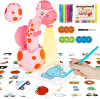 KETIEE Unicorn Drawing Projector Toys for Ages 5-7 – Fun for Kids & Family - Pink 01 / Small