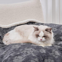 Pet Blankets for Cats, Waterproof Cat Blanket Washable - Dark Grey / 25"x30"