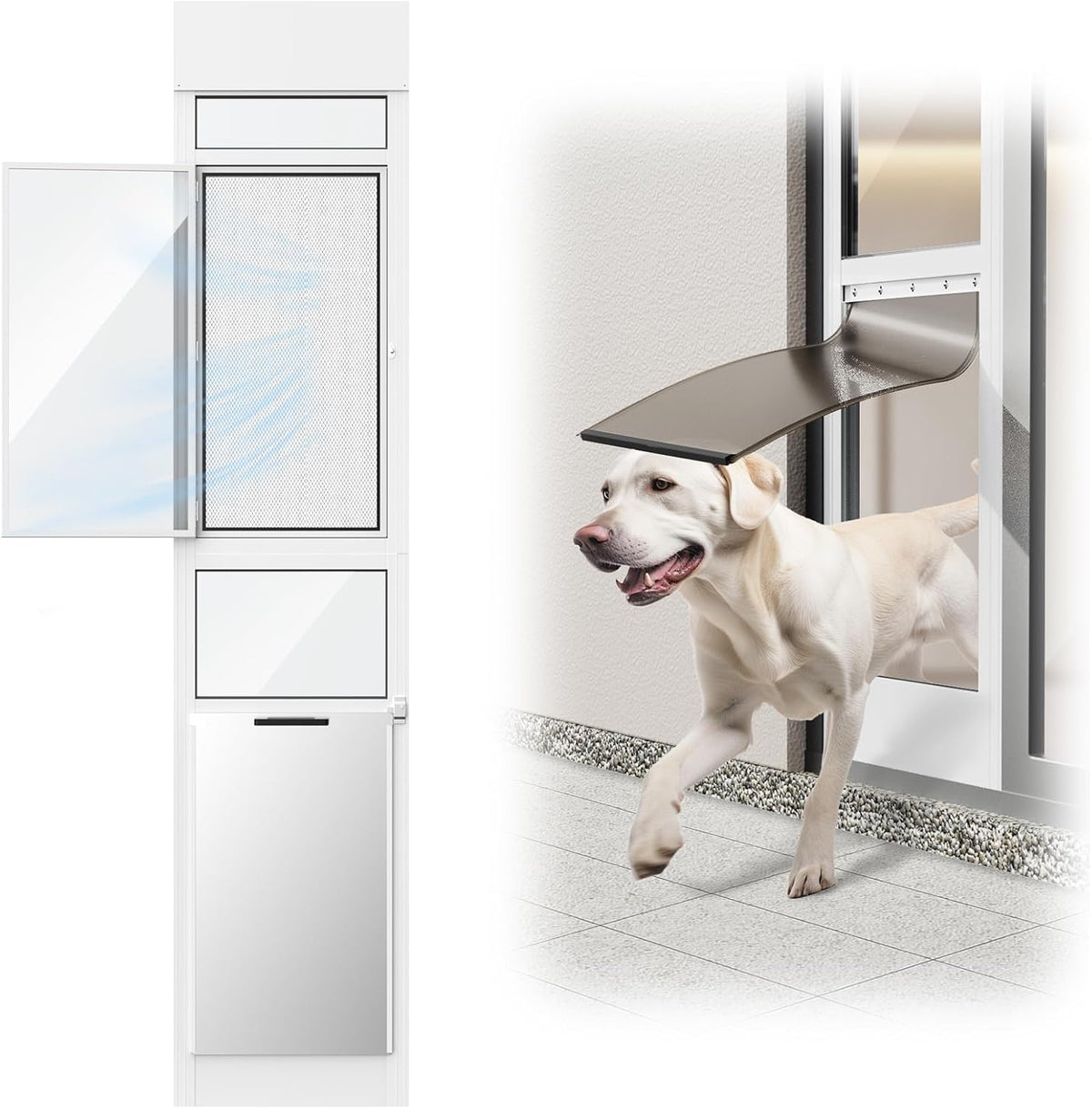 Doggy Door for Sliding Glass Door - X-Large