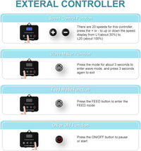 660GPH Aquarium Return pump with LCD display controller - 660GPH 25W - image 4