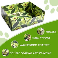 CONLI 30 PCS Disposable Litter Boxes for Cats, Foldable Waterproof Kitten Litter Box Low Entry, Portable Litter Box for Cats Small Pets Animals Travel Needs