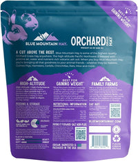 Blue Mountain Hay | Fresh Orchard Grass Hay (24 Ounce) | High Fiber, Soft & Leafy | High-Altitude Hay Pet Food for Rabbits, Guinea Pigs, Chinchillas, Hamsters, and Other Small Pets