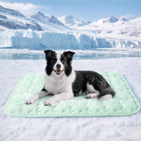 Luciphia Dog Cooling Mat, Q-MAX>0.5 Non-Slip Self-Cooling Pad for Pets – Essentials for Dogs - Green / 40x60 inches