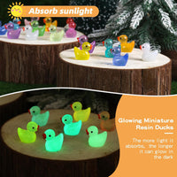 Mini Ducks 100 Pack Tiny Ducks Glow in The Dark – Fun for Kids & Family - Luminous Mini Ducks - image 4