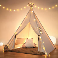besrey Teepee Tent for Kids - White / 47.2 inches x 47.2 inches x 61 inches