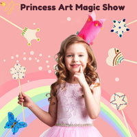 Pllieay princess fairy wands craft kit with 18 unfinished wooden wands and diamond stickers - view 4