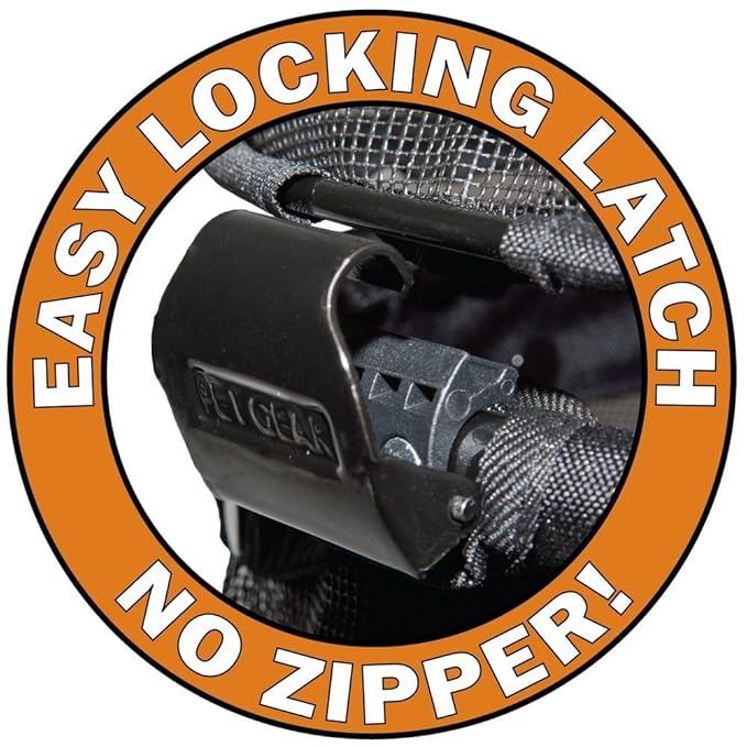 Pet Gear PG8450NVS Zipperless Entry, Easy One-Hand Fold, Air Tires NV Pet Stroller, Large, Sky Line
