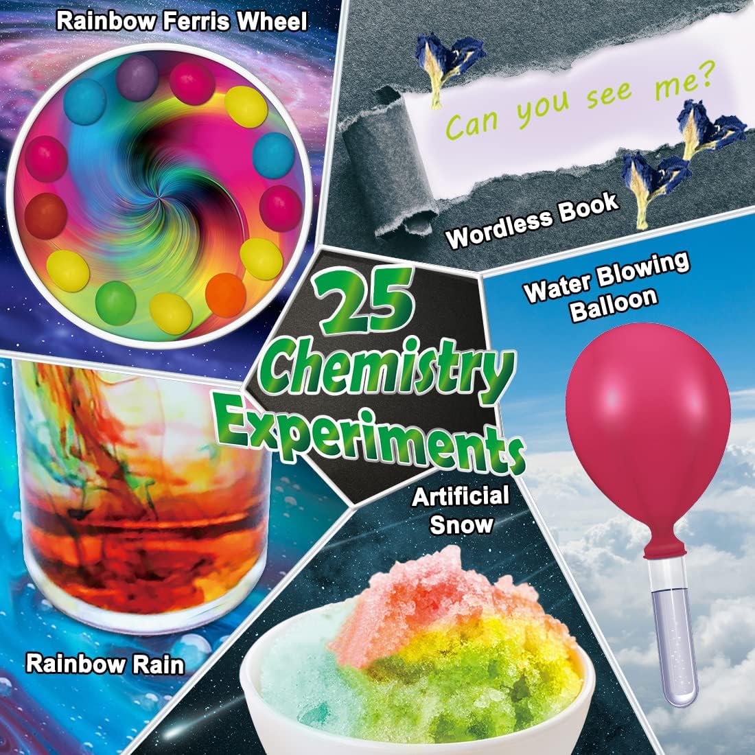 UNGLINGA 70 Lab Experiments Science Kits for Kids Chemistry Set Toys – Fun for Kids & Family - Science kit with 70 experiments - image 3