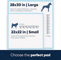 AKC Advanced Puppy Pads with Color-Changing Health+ Indicator and Ultra Absorbent Quick Dry Gel – 28"x30" Leakproof Training Pads for Dogs – Fresh Scented – 50 Count, X-Large