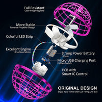 AMERFIST Flying Orb Ball Toy - Pink - image 3
