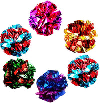 SunGrow Cat Crinkle Balls - Multicolor, 6 Pieces