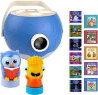 Kids Pink Book Projector, 5 Read Aloud Fairytale Stories - Tumble Leaf, Owl & Projector