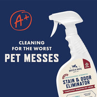 Rocco & Roxie Extreme Stain & Odor Eliminator for Strong Odor, Pet Urine Enzyme Cleaner Destroyer, Stain Remover for Dog Poop and Cat Pee, Enzymatic Carpet Cleaner Spray For Home, Puppy Potty Training