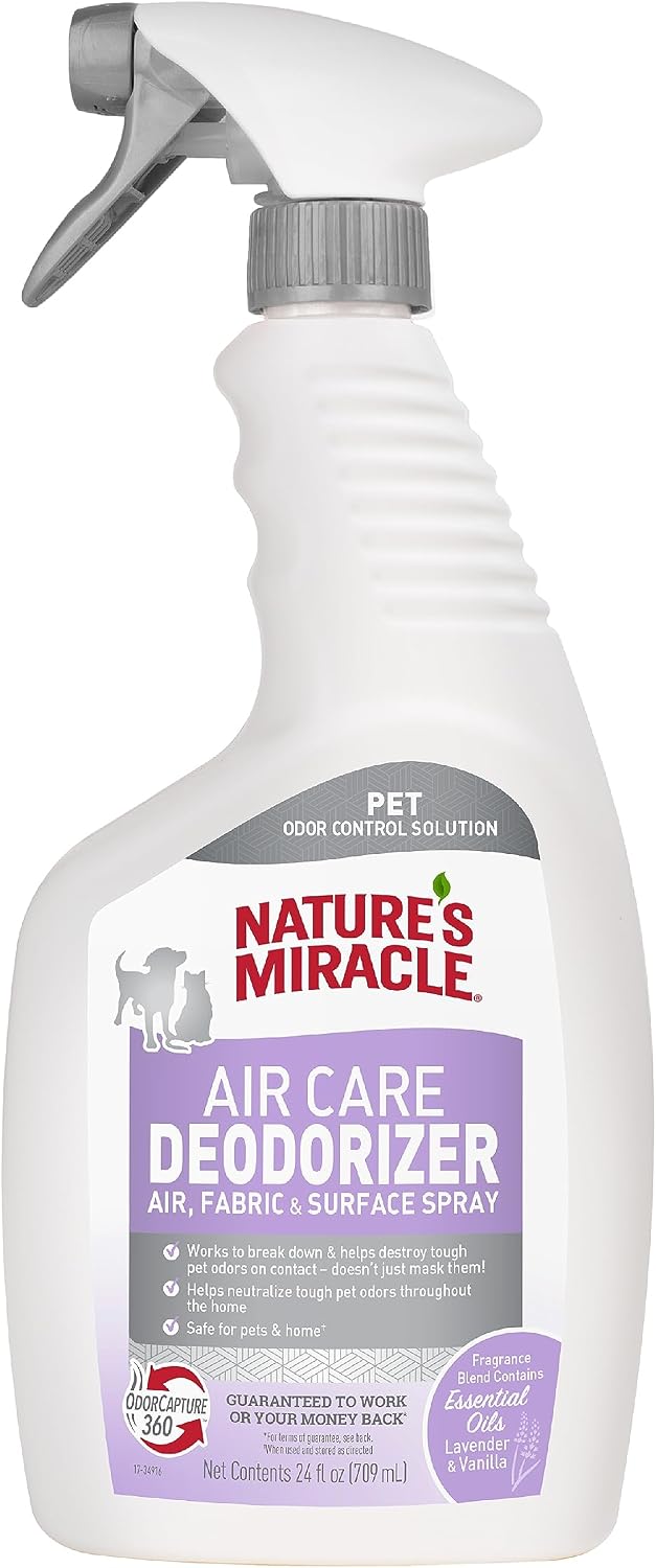 Nature's Miracle Air Care Spray for Multiple Surfaces - Lavender & Vanilla / 24 Ounce (Pack of 1)