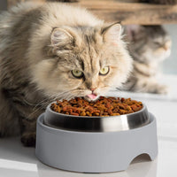CatGuru Food Table for Cat Bowls - Standard / Grey - image 4