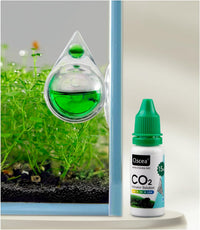 Aquarium CO2 Drop Checker CO2 Indicator – Essentials for Fish - Tear Drop & 15ml
