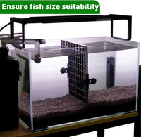 LINLAN 4 Pieces 11.8x11.8in Aquarium Grid Plastic - L 4pcs - image 2